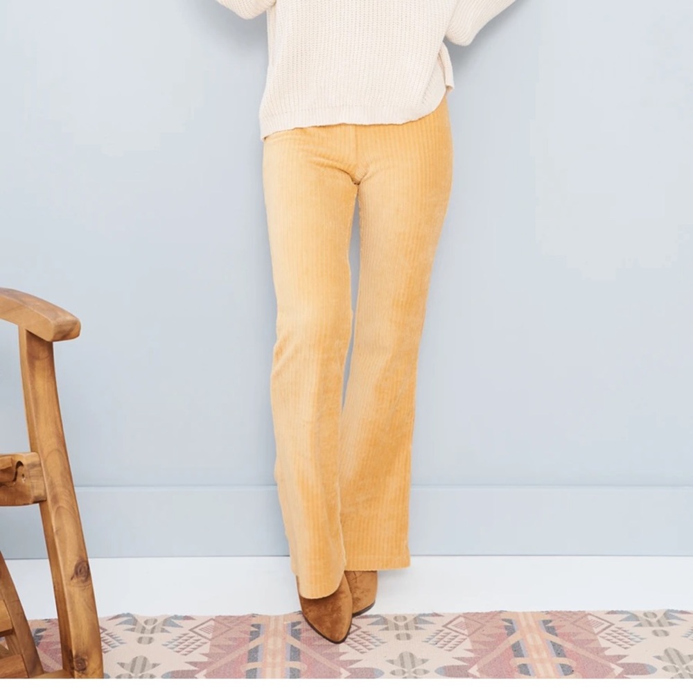 HI LIFE HIGH RISE PANTS (MUSTARD)